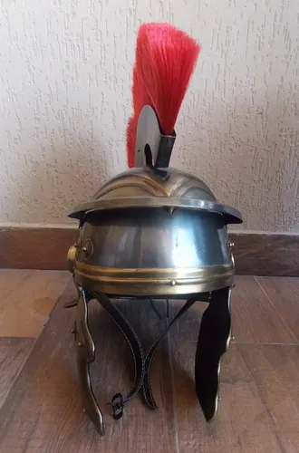 Elmo Capacete Optio Romano Exercito Imperial Centurião - Aço