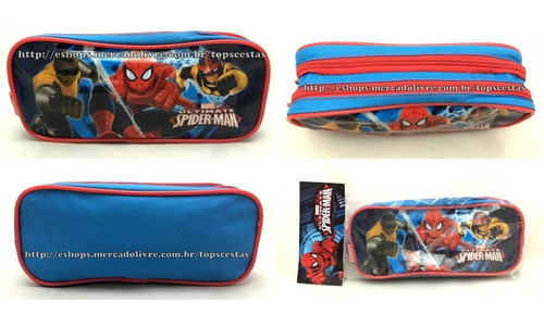 Imagem 5 de 6 de Mochila G Costas + Lancheira + Estojo - Spider Man Original