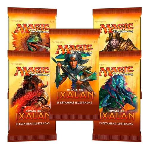 Magic The Gathering Booster Rivais De Ixalan Português Mtg