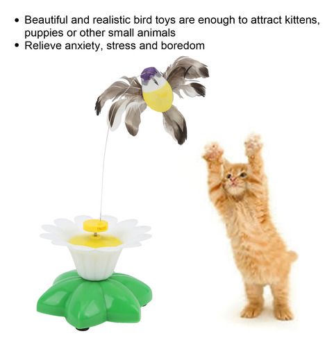 Juguete Para Gatos Pájaro Volador Eléctrico Movimiento Volad