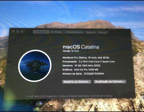 Macbook Pro (retina, 15-inch, Mid 2015)