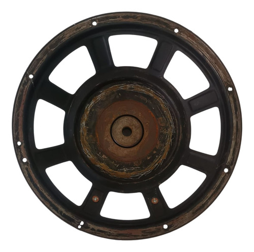 Carcaça De Alto Falante De 12 Emc 8ohms 200w Fio Chato Preto (Usado)