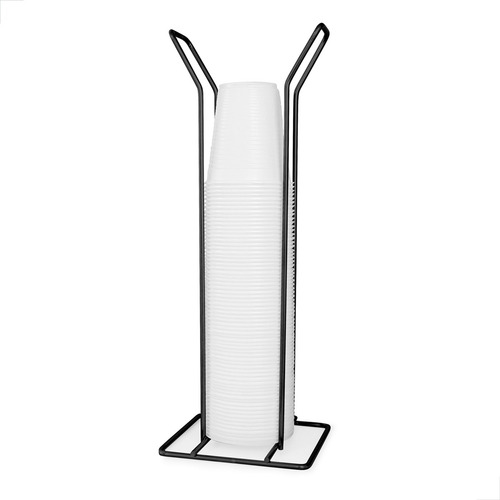 Porta Copos Descartaveis De Bancada Cafe 200ml Aramado Preto