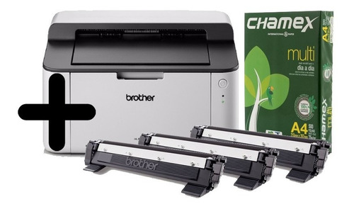 Impresora Láser Brother Hl-1200 Usb + 2 Toner Extra + Resma