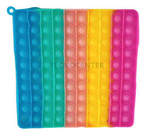 Pop It Juego Antiestres Multicolor Silicona Figuras Burbujas