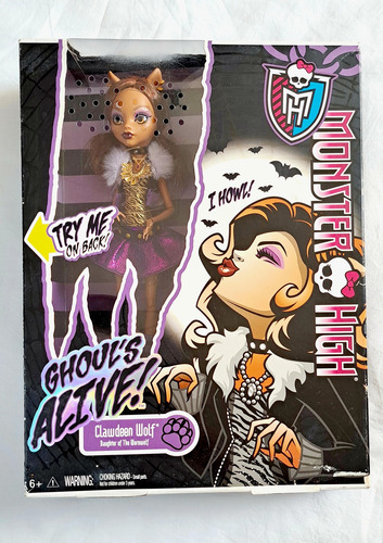 Monster High Clawdeen Ghouls Alive 