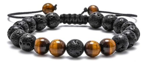 M Mooham Pulsera De Cuentas Para Hombres, Gema Semipreciosa,