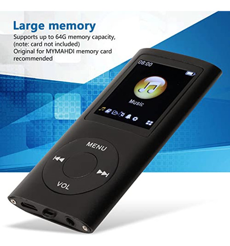 Mp3 Player Porttil Slim Con Sonido Lossless Y Pantalla Lcd