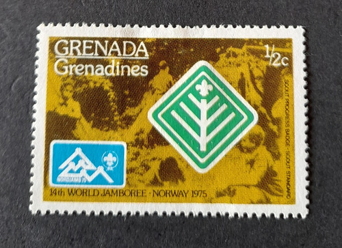 Sello Postal - Grenada&grenadines - Scout 14 Th - Año 1975