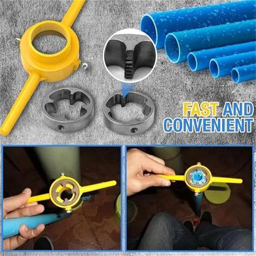 Herramienta Para Hacer Roscas De Pvc De 6 Piezas Herramienta