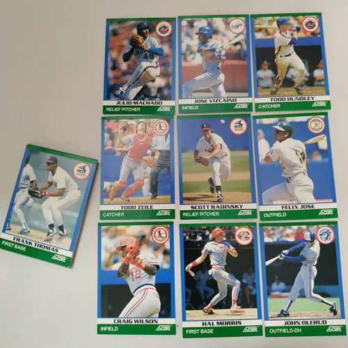 Cartas De Coleccion Baseball Grandes Ligas Score 1981 Vintag