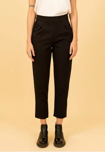 Pantalon Vestir Dama Amber Negro - Pato Pampa