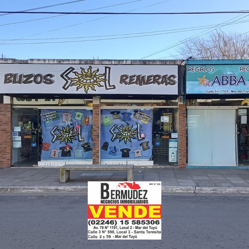 Local Comercial Venta Mar Del Tuyu Calle 2 Entre 73 Y 74