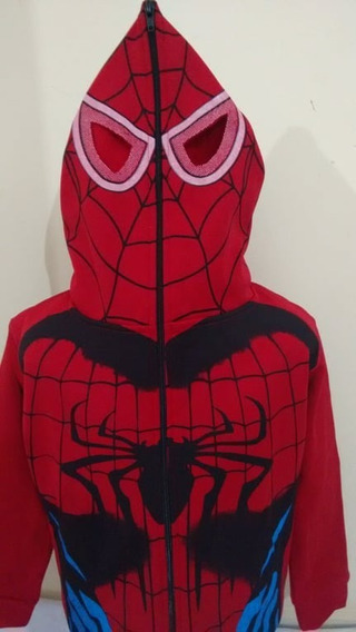 moletom homem aranha com capuz mascara