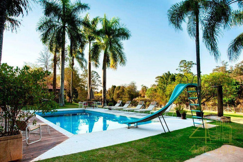 Imagem 2 de 30 de Sítio Do Samba Em Jumirim. Cercado De Muito Verde, Área Gourmet, Piscina, Spa, Salão De Jogos, Apto De Hóspedes E Muito Mais. - Si0007
