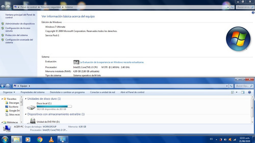 Notebook Acer Aspire 5742 4gb Ram Intel Core I3