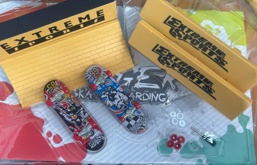 Skate Park Fingerboard Set Mini Juego Para Dedos 2 Patineta