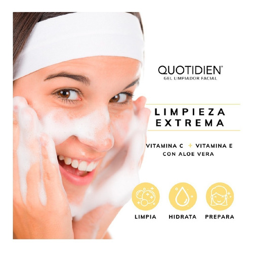 Imagen 4 de 8 de 1 Gel Limpiador + 1 Serum Vitamina C - Kit Cuidado Facial