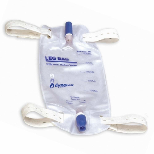 Dynarex Urinary Leg Bag, For Use With A Catheter Has A Non-d