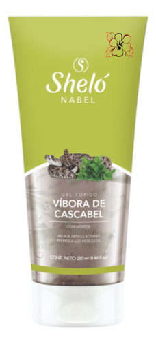 Gel Topico Vibora De Cascabel Shelo Nabel® 250ml.