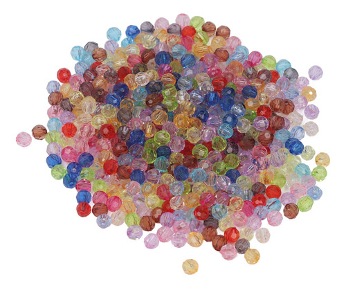 Spacer Beads, 500 Unidades, Redondas, Coloridas, Redondas, A