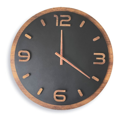 Reloj Pared Wengue 60 X 60 Cm