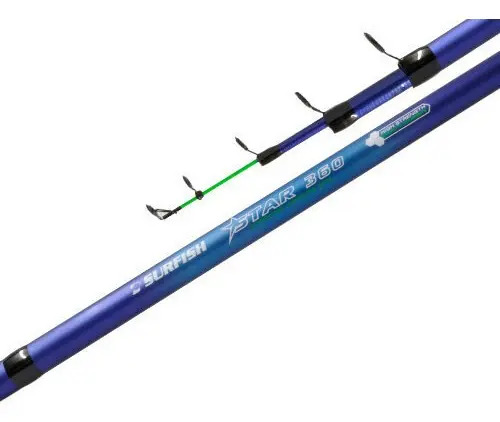 Caña Surfish Star Telescopica 4m Pejerrey Color Azul