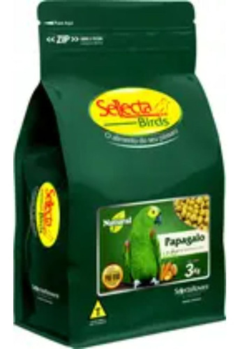 Sellecta Papagaio Natural 3kg Extrusada