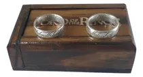 Comprar Par Alianzas Anillos Señor De Los Anillos Estuche Grabado!