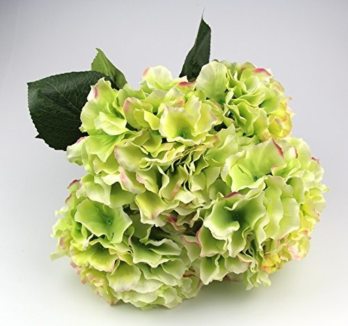 Raylinedo Artificial Hydrangea De Flores De Seda 5 Cabe