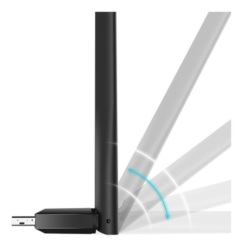 Imagem 4 de 6 de Adaptador Rede Wi-fi Tp-link Archer T2u Plus Dual Band