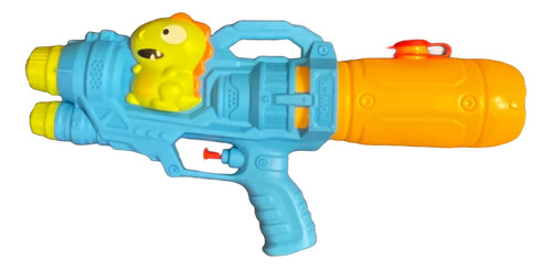 Pistolas De Agua Dinosaurios Azul Y Anaranjada Azul