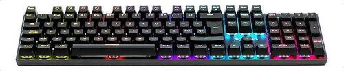 Teclado Gamer Mecanico Retroiluminado Xtrike Me Gk-915 Color del teclado Negro