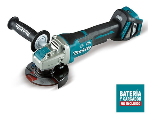 Makita Esmeril Angular 4 1/2 18v X Lock Bl Xpt Aws Sin Bat