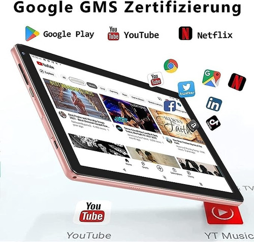 Tablet Android Tab 10.1 Hd 8+64gb Memoria Ram Octa-core Pad