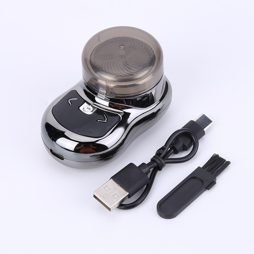 Mini Barbeador Elétrico 180mah Usb Recarregável Digital Powe