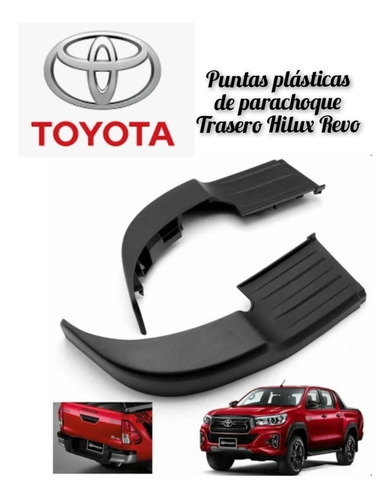 Puntas De Parachoque Trasero Hilux Revo 2016 2017 2018 2019