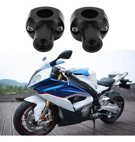 Abrazadera Para Manillar De Motocicleta, Redonda, Universal,