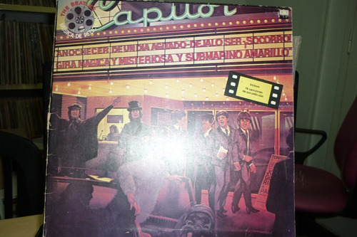 Beatles Musica De Peliculas Vinilo Uruguayo Excelente