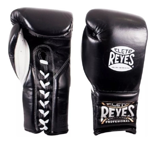 Guantes Box Cleto Reyes Agujeta Negro 12 Oz