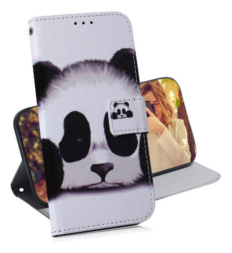 Funda Abatible For Honor X7b Pu Cartera De Cuero Pintado