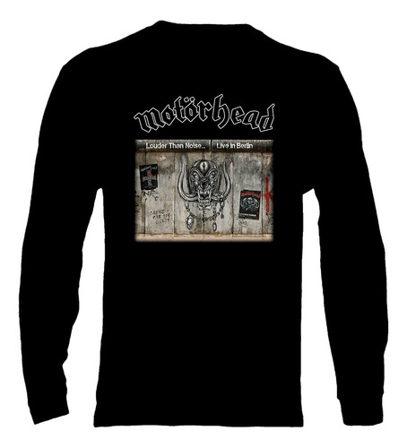 Polera Manga Larga Motorhead - Ver 18 - Louder Than Noise