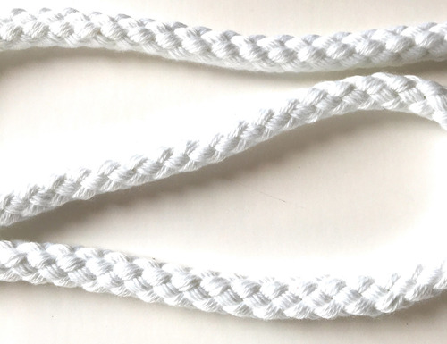 Blanco Cord Adorno 1 2  12 Mm Cuerda Decorativa Tejida 5