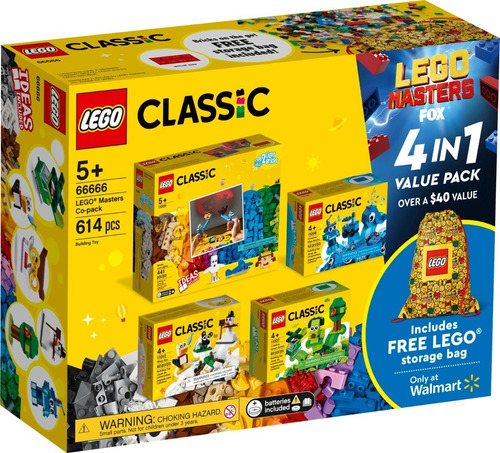 Lego Masters Co-pack 66666 Ladrillos Creativos 4en1 Original