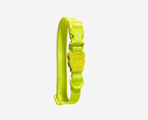 Collar Para Perro Neopro Lime Zeedog Talla M | Medium Collar Color Amarillo flúor