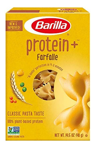 Pasta Barilla Protein Plus Farfalle, 14.5 Onzas