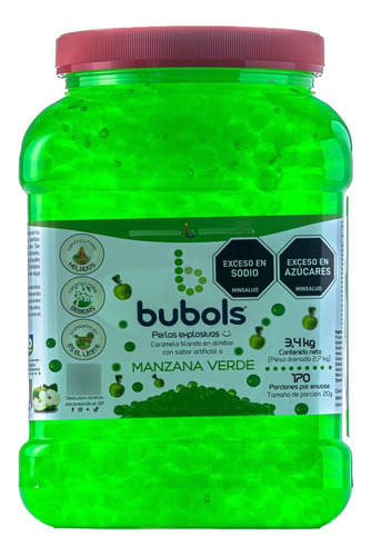 Bubols Manzana Verde 3400 Gr - g a $35