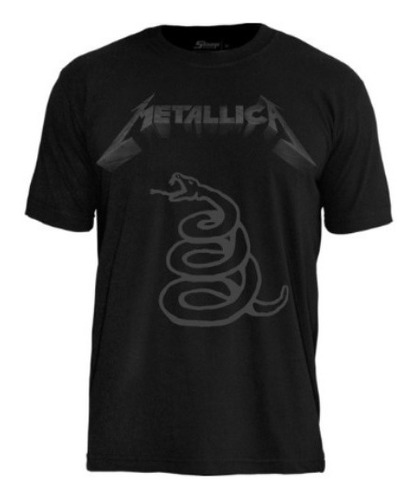 Camiseta Metallica Black Album