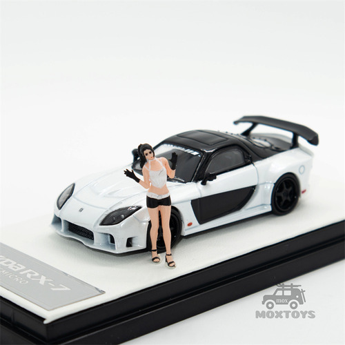 Timemicro Mazda Rx-7 Veilside Luxury De 1:64 Con Figura