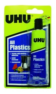 Pegamento P/plástico  Uhu  All Plast. Pomo 33ml